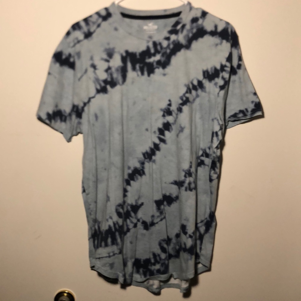 Blue Hollister Tye-Dye T-Shirt